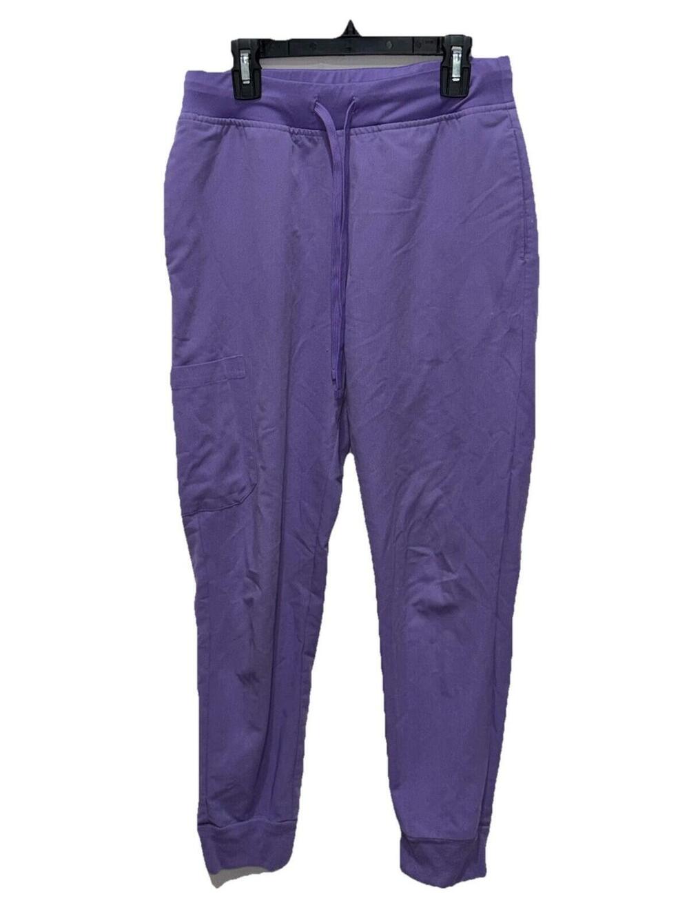 Mandala & FIGS Women Scrub Pants Lot Purple / Black Jogger  Size XS